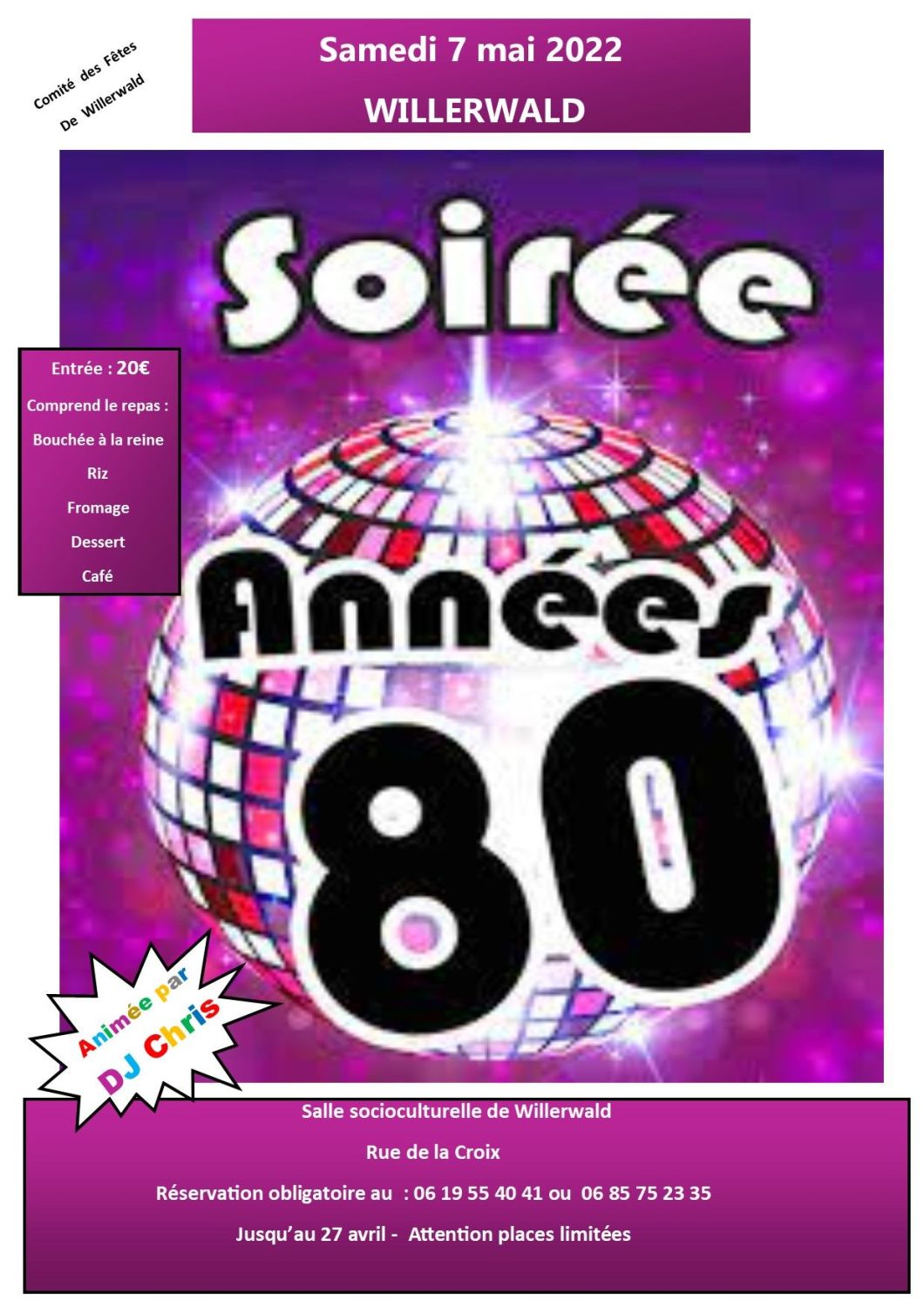 SOIREE ANNES 80
