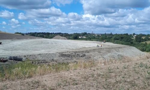 Progression du chantier de l'Europôle 4