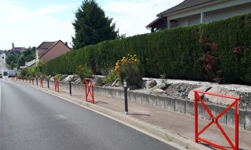 Travaux aux entrées et sorties du village Travaux aux entrées et sorties du village
