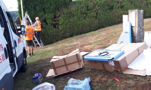 Travaux aux entrées et sorties du village Travaux aux entrées et sorties du village