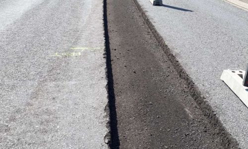 Terre pleine central à la sortie de Willerwald