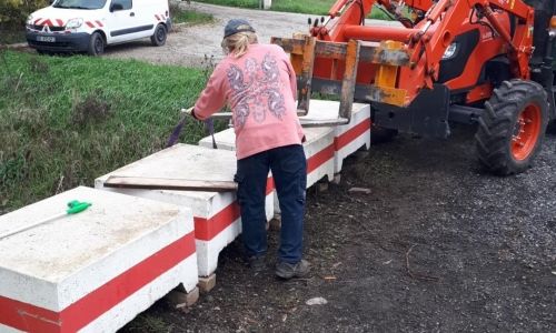 Travaux d'assainissement rue de la Croix