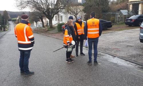 RUE DE LA CROIX : DÉBUT DES TRAVAUX RUE DE LA CROIX : DÉBUT DES TRAVAUX