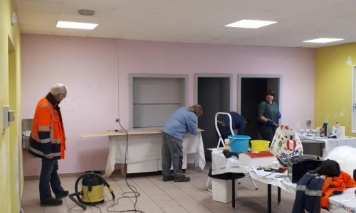 Rénovation de la petite salle