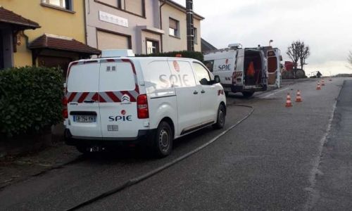 Les travaux rue de la Croix se poursuivent Les travaux rue de la Croix se poursuivent