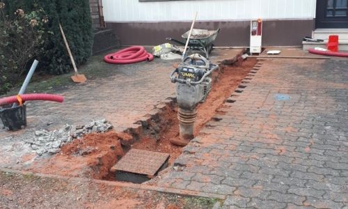 Les travaux rue de la Croix se poursuivent Les travaux rue de la Croix se poursuivent