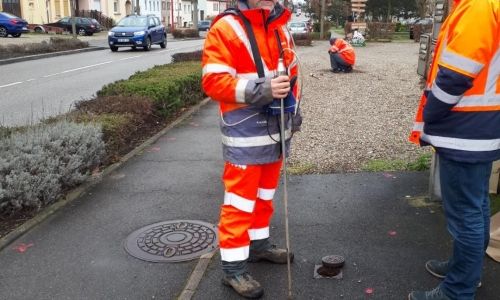 Les travaux rue de la Croix se poursuivent Les travaux rue de la Croix se poursuivent