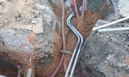 Les travaux rue de la Croix se poursuivent Les travaux rue de la Croix se poursuivent