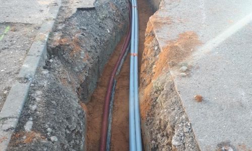 Les travaux rue de la Croix se poursuivent Les travaux rue de la Croix se poursuivent