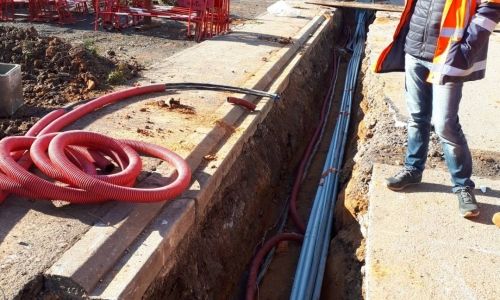 Les travaux rue de la Croix se poursuivent Les travaux rue de la Croix se poursuivent