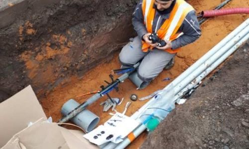 Les travaux rue de la Croix se poursuivent Les travaux rue de la Croix se poursuivent