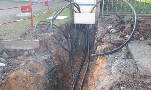 Les travaux rue de la Croix se poursuivent Les travaux rue de la Croix se poursuivent