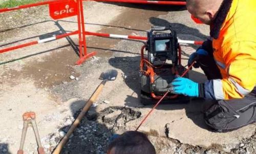Les travaux rue de la Croix se poursuivent Les travaux rue de la Croix se poursuivent
