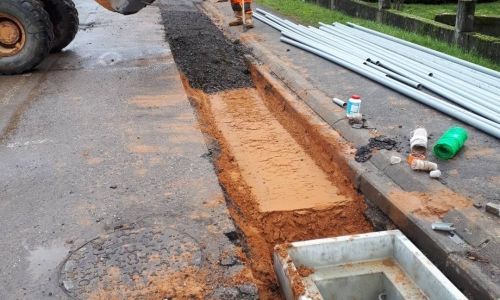 Les travaux rue de la Croix se poursuivent Les travaux rue de la Croix se poursuivent