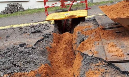 Les travaux rue de la Croix se poursuivent Les travaux rue de la Croix se poursuivent
