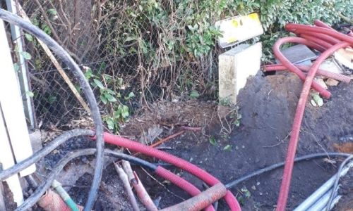 Les travaux rue de la Croix se poursuivent Les travaux rue de la Croix se poursuivent