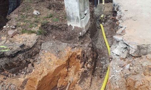 Les travaux rue de la Croix se poursuivent Les travaux rue de la Croix se poursuivent