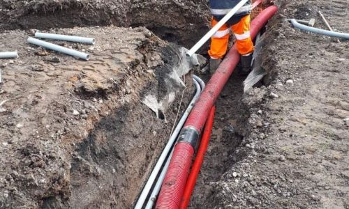 Les travaux rue de la Croix se poursuivent Les travaux rue de la Croix se poursuivent