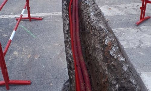 Poursuite du chantier rue de la Croix Poursuite du chantier rue de la Croix