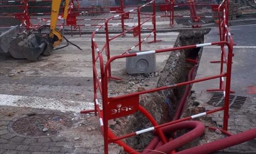 Poursuite du chantier rue de la Croix Poursuite du chantier rue de la Croix