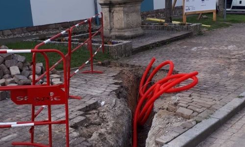 Poursuite du chantier rue de la Croix Poursuite du chantier rue de la Croix