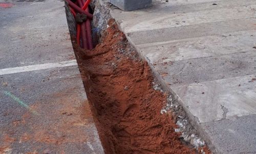 Poursuite du chantier rue de la Croix Poursuite du chantier rue de la Croix