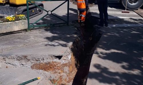 POURSUITE DES TRAVAUX RUE DE LA CROIX