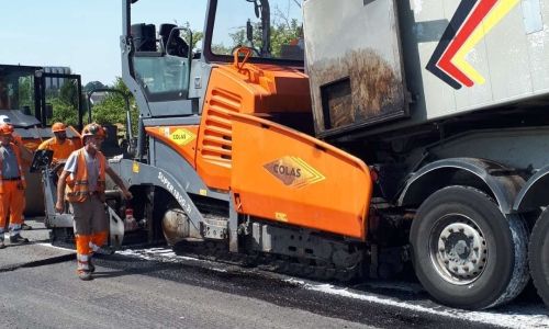 Nouveau revêtement dans le virage