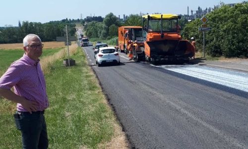 Nouveau revêtement dans le virage