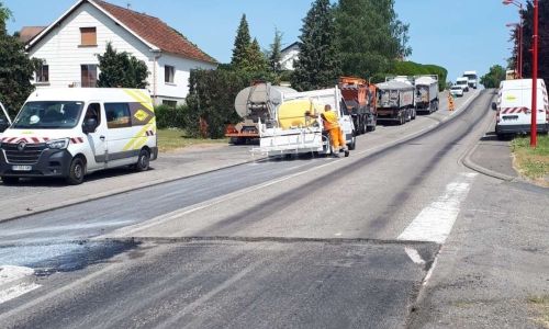 Nouveau revêtement dans le virage