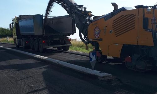 Nouveau revêtement dans le virage