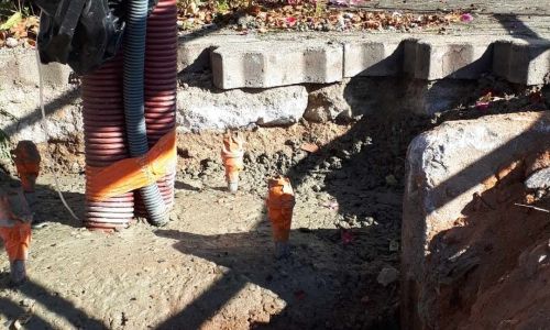 INSTALLATION DE NOUVEAUX LAMPADAIRES RUE DE LA CROIX