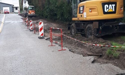 Les travaux rue de la Croix se poursuivent