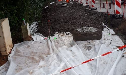 Les travaux rue de la Croix se poursuivent