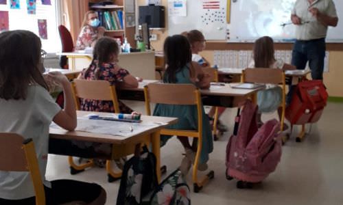 M. Cigogne à l'école M. Cigogne à l'école