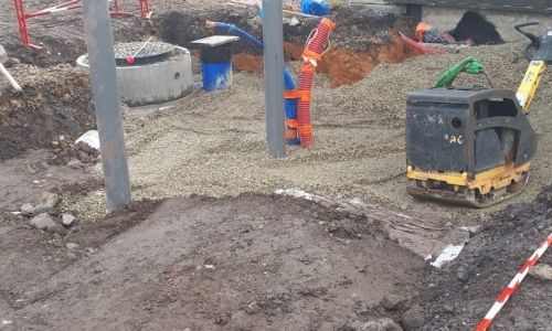 Rue de la Croix, suite de chantier