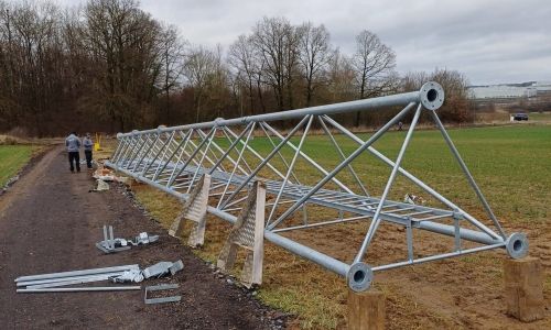 Installation de l'antenne 5G