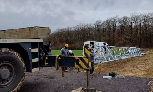 Installation de l'antenne 5G
