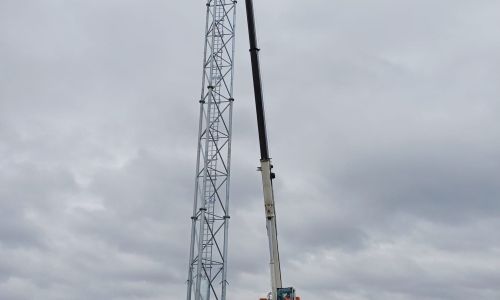 Installation de l'antenne 5G