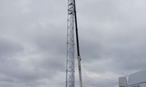 Installation de l'antenne 5G