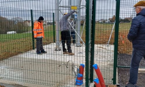 Installation de l'antenne 5G