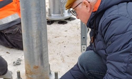 Installation de l'antenne 5G