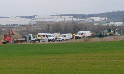 Installation de l'antenne 5G