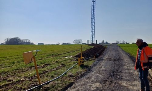 Installation de l'antenne 5G