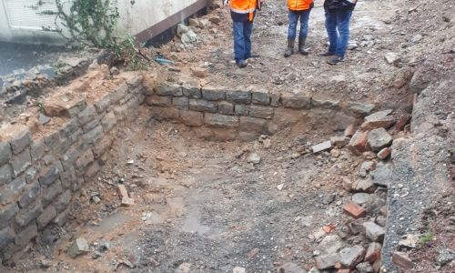 PROGRESSION DES TRAVAUX DE VOIRIE ET D'AMÉNAGEMENT QUALITATIF, RUE DE LA CROIX.