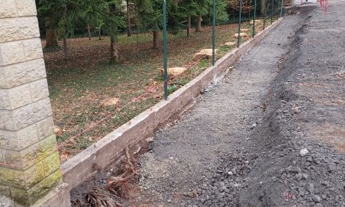 PROGRESSION DES TRAVAUX DE VOIRIE ET D'AMÉNAGEMENT QUALITATIF, RUE DE LA CROIX.