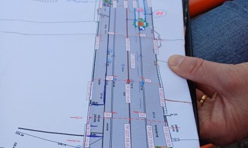 PROGRESSION DES TRAVAUX DE VOIRIE ET D'AMÉNAGEMENT QUALITATIF, RUE DE LA CROIX.