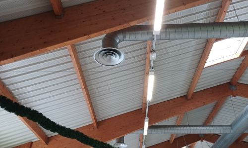 Remplacement des éclairages au niveau de la salle polyvalente