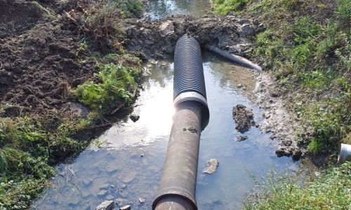 Travaux au bout de la rue du Neuhof