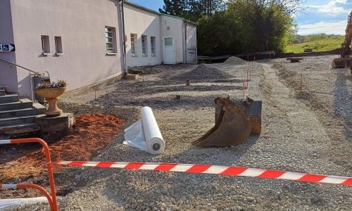 Travaux d'aménagement de la rue de la Croix Travaux d'aménagement de la rue de la Croix